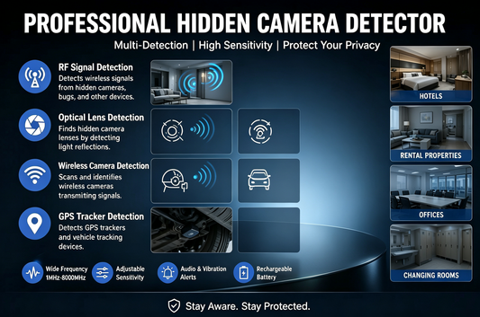 Professional Hidden Camera Detector: How to Detect Hidden Cameras and Protect Your Privacy