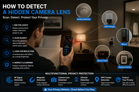 How to Detect a Hidden Camera Lens