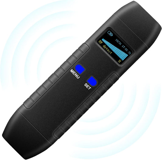Hidden Camera Detector GPS Tracker Detector, RF Bug Sweeper Listening Device Detector for Car, Hotel, Meeting Protect Your Privacy
