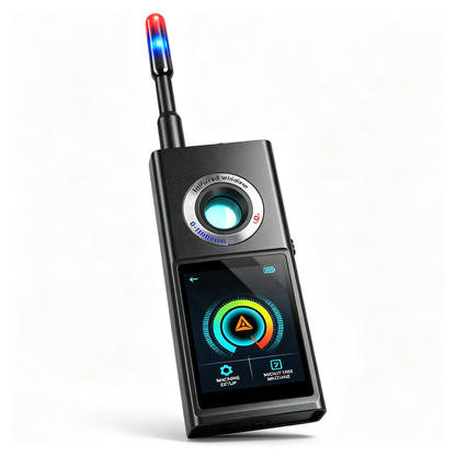 KAXYUYA F888 Hidden Camera Detector & GPS Tracker Finder, RF Signal Scanner with Magnetic & Infrared Detection for Home, Hotel, Car & Travel