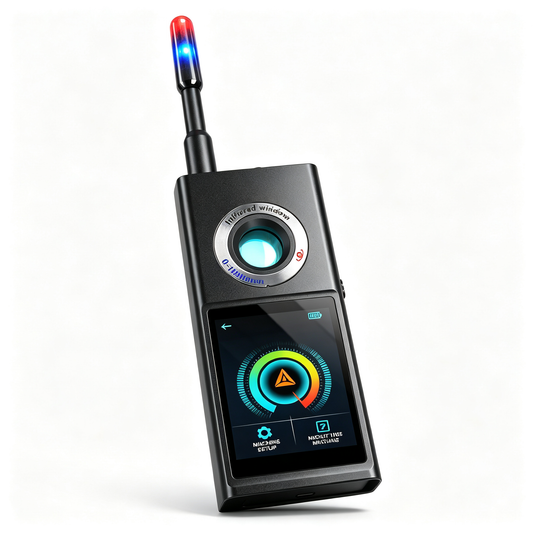 KAXYUYA F888 Hidden Camera Detector & GPS Tracker Finder, RF Signal Scanner with Magnetic & Infrared Detection for Home, Hotel, Car & Travel