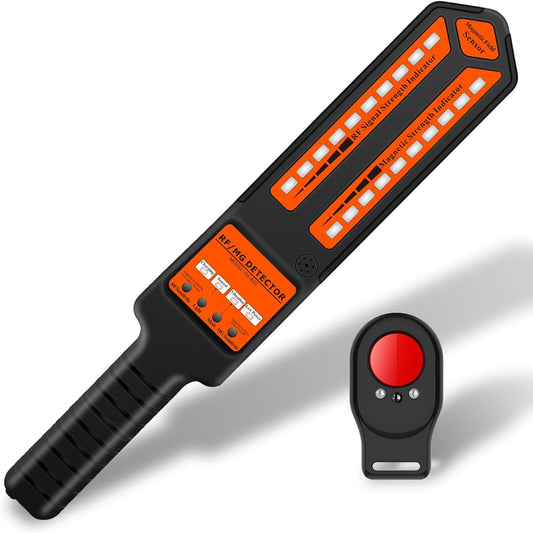 Hidden Camera Detector RF Signal Scanner Bug Finder GPS Tracker Detector, for Car, Hotel, Meeting