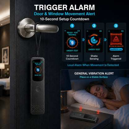 KAXYUYA Hidden Camera Detector & GPS Tracker Detector, RF Signal Scanner with Infrared Camera Lens & Magnetic Field Detection