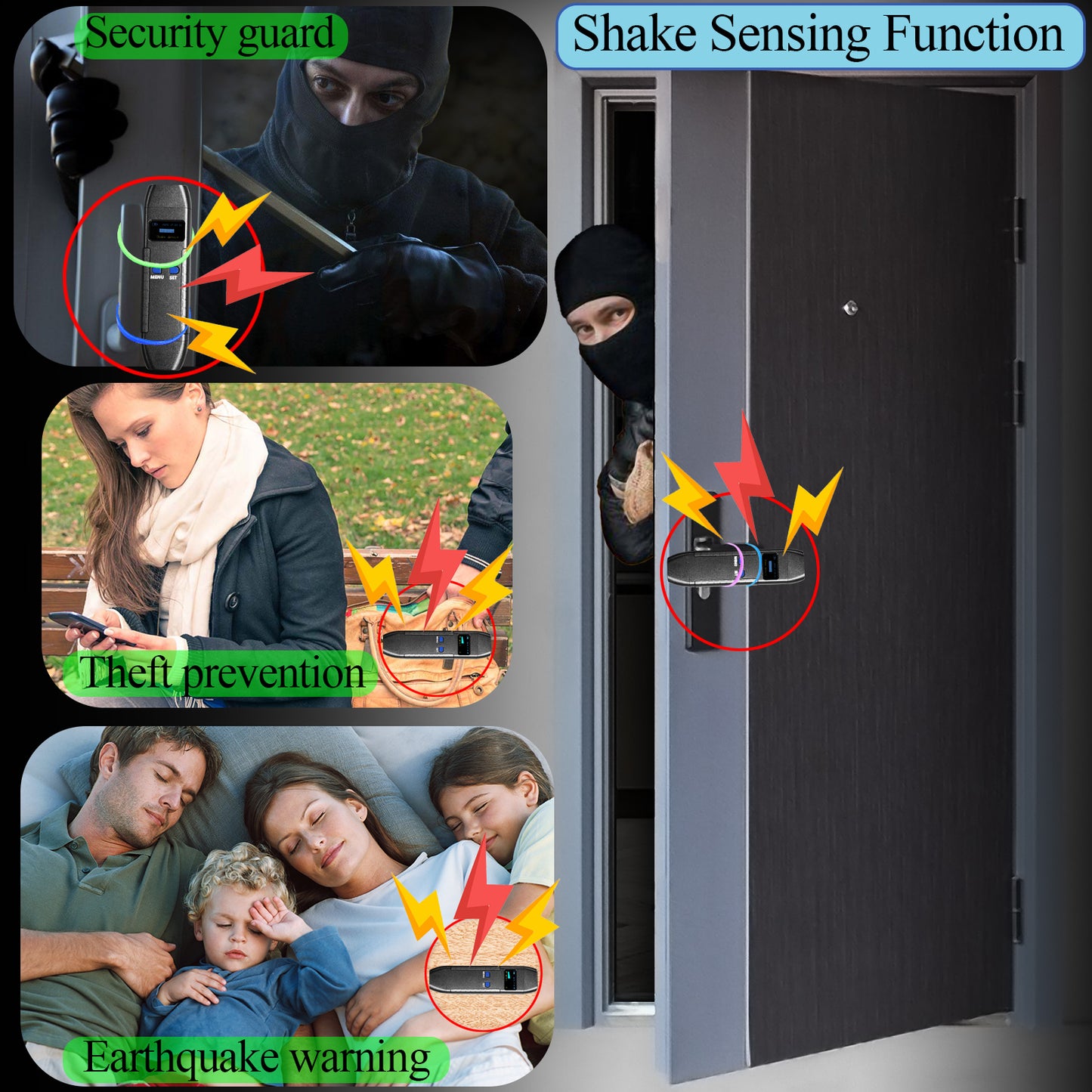 Hidden Camera Detector GPS Tracker Detector, RF Bug Sweeper Listening Device Detector for Car, Hotel, Meeting Protect Your Privacy